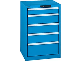 Ladenkast Hxbxd 850x564x572mm 5laden 75kg Vu Afwerking Ral5012 - 1