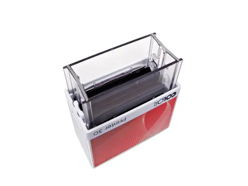Tekststempel Colop Printer 10 +bon 3regels 27x10mm zwart