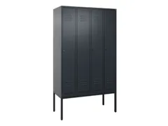 locker voor scheiding van kleding,HxBxD 2120x1200x500mm,4vak