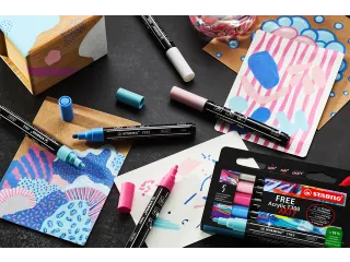 Acrylmarker STABILO Free Acrylic T300 Urban assorti 2-3mm - 8