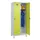 locker,HxBxD 1950x800x500mm,2vak,vak B 400mm,draaigrendel,voeten
