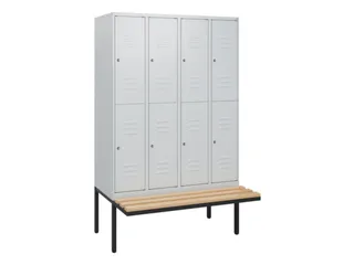 Dubbeldekse dekenkist,HxBxD 1950x1200x815mm,4x2vak.,vak B 300mm - 1