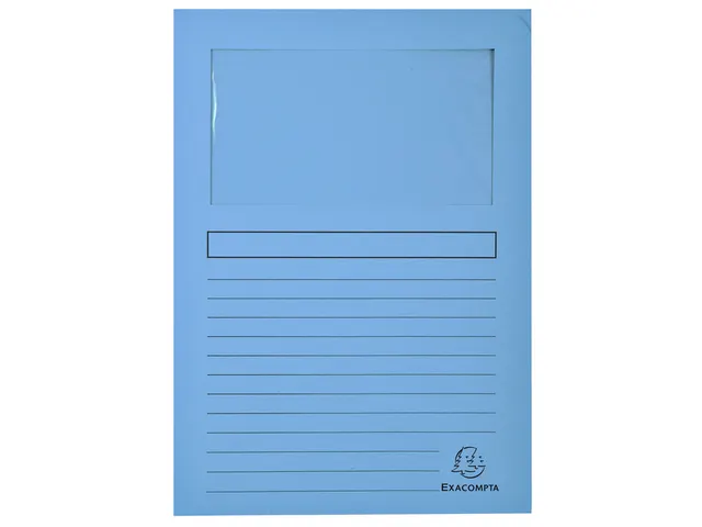 Venstermap Exacompta Forever L-model 120gr assorti 10 stuks