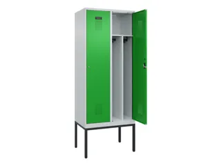 locker voor scheiding van kleding,HxBxD 2120x800x500mm,2vak - 1
