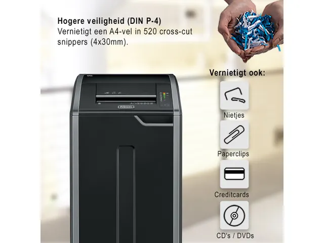 Papiervernietiger Fellowes 425ci P-4 Snippers