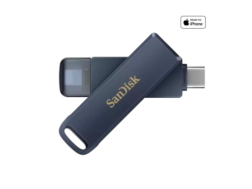 SanDisk Phone Drive voor iPhone 128GB Blauw