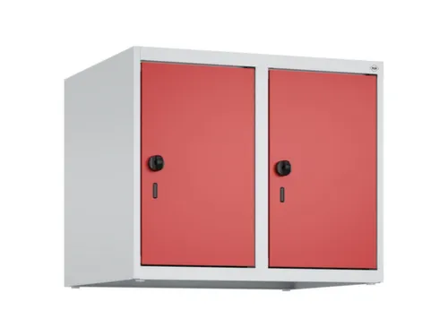 opzetkast,v. locker,2vak.,vak B 300mm,HxBxD 500x600x500mm,draaigrendel
