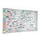 planningsbord,HxB 940x1000mm,bord RAL7035,m. raster,52rails
