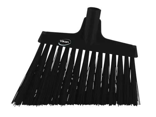 Hygiene 2914-9 hoekbezem zwart harde lange schuine vezels