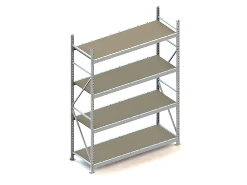 Breedvakstelling Basisveld 2500x1800x650mm 4 Houten Legborden 600kg