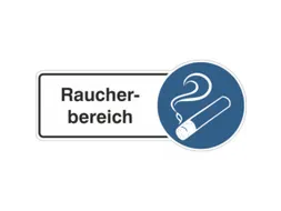 aanwijzingsbord,Rokersgedeelte,PVC,om te verlijmen,HxB 130x300mm