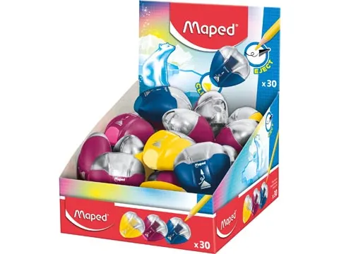 potloodslijper I-Gloo Eject 1-gaats, assorti