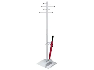 Designkapstok L/bxh 570X 1700Mm Parapluhouder Afdruipbakje Ral 9006 - 1