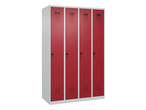locker voor scheiding van kleding,HxBxD 1850x1200x500mm,4vak