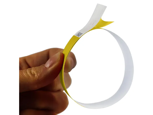 Polsband Combicraft Tyvek geel 100 stuks