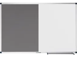 UNITE combibord grijs vilt-whiteboard 60x90cm