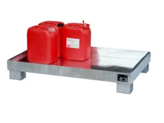 Opvangbak Staalplaat 205x1300x800mm Opvangvol. 84l Open Verzinkt