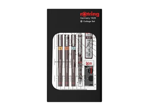 Tekenset rOtring Isograph 7-delig