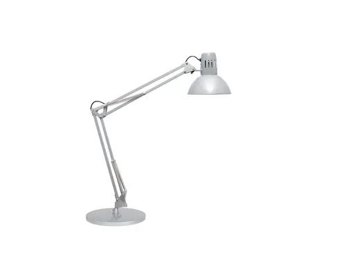 Bureaulamp MAUL Study voet excl.LED lamp E27 zilver