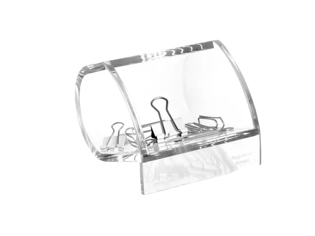 Papercliphouder MAUL 87x77x65mm acryl