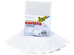 Envelop Folia A6 115gr set à 8 stuks transparant