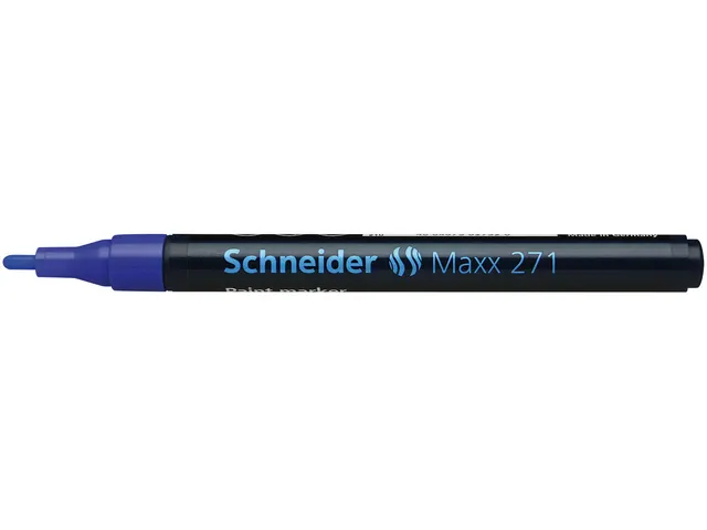 Lakmarker Schneider Maxx 271 1-2mm Blauw