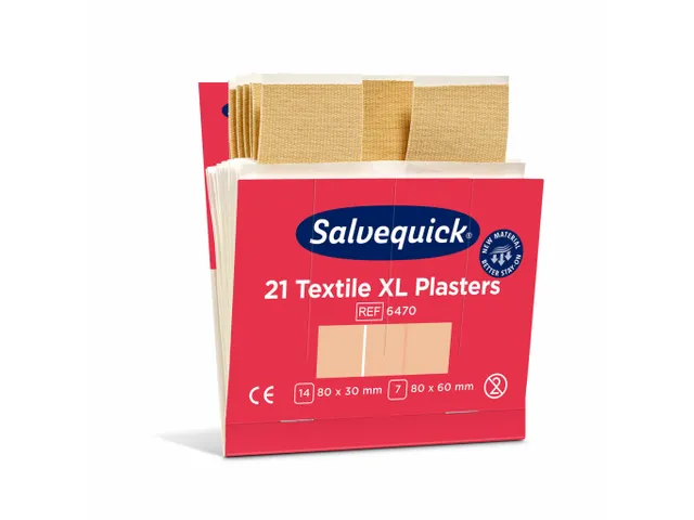 Pansement Salvequick Textile Maxi 21 pièces