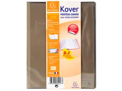 Schriftomslagen Kover transparant 17x22cm ass