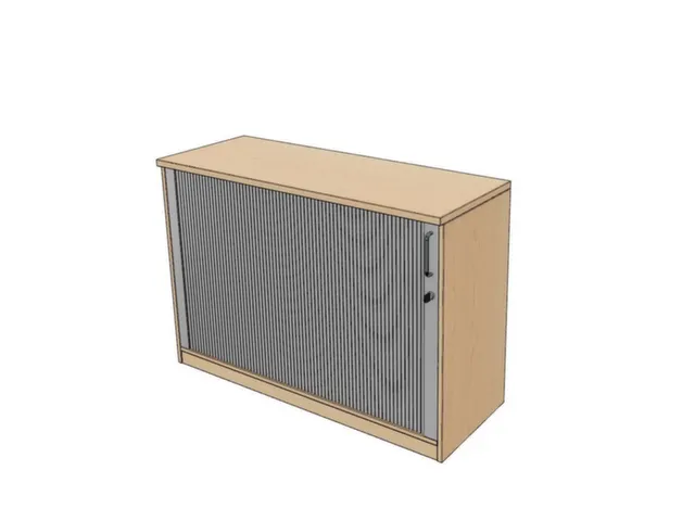 jaloeziedeurkast,HxBxD 825x1200x445mm,1xhouten vloer,2 OH,NE-esdoorn