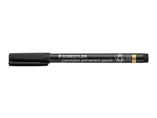 Viltstift Staedtler Lumocolor 319 special permanent M zwart - 3