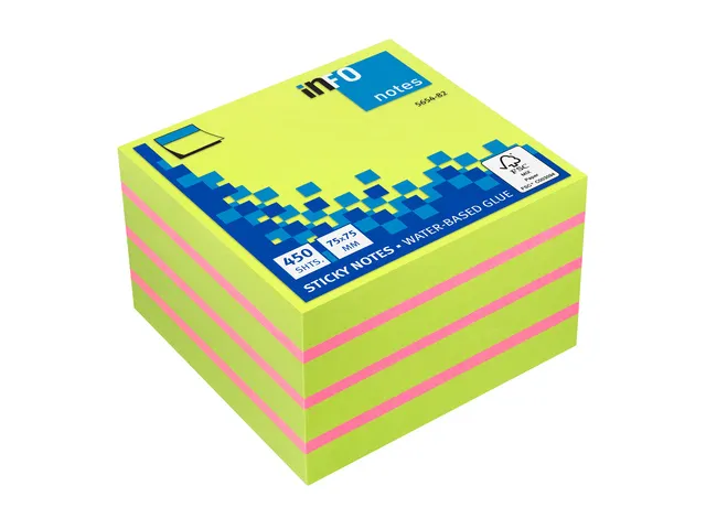 75X75Mm Fluorine A 450 Feuilles