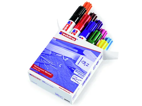 Viltstift edding 500 schuin 2-7mm doos à 10 kleuren