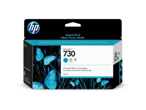 HP 730 130ml Cyaan DesignJet Inkt Cartridge P2V62A