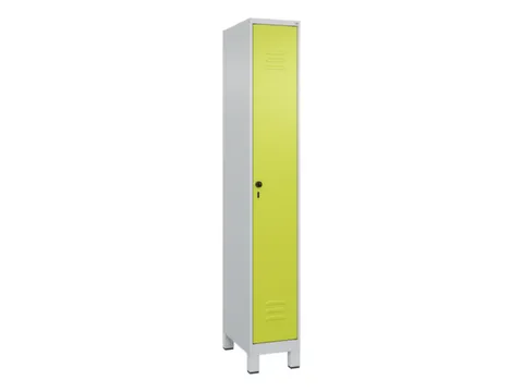 locker,HxBxD 1950x300x500mm,1vak,vak B 300mm,draaigrendel,voeten