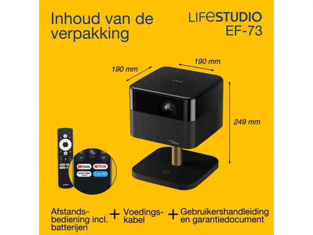 Vidéoprojecteur Smart Epson Lifestudio Flex Plus EF-73