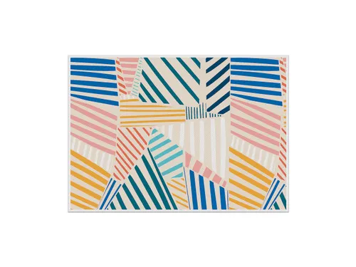 Placemat 45x32cm PVC Vormen 6 Stuks