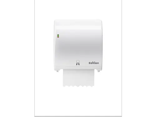 Handdoekroldispenser Satino AutoCut PT1 midi wit 331520