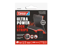Klittenband tesa Ultra PowerLock Strips 50x25mm 2 strips zwart