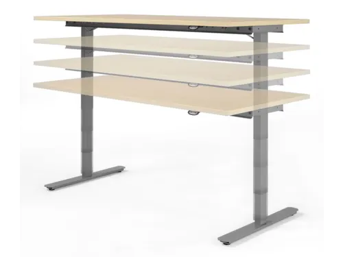 Elektrisch in hgte vst. zit-sta-bureau beuken 650-1250x1800x800mm