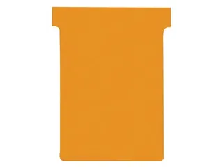 T-planbordkaarten index 3, ft 120 x 92 mm, oranje - 1