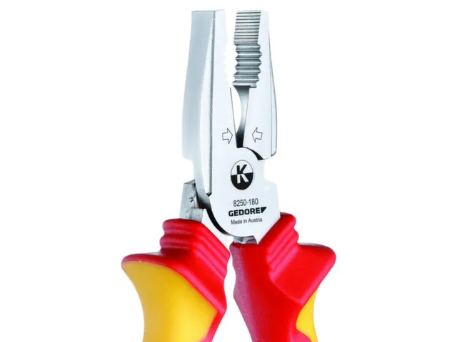 Pince combinée de force VDE avec isolation par gaine 160 mm