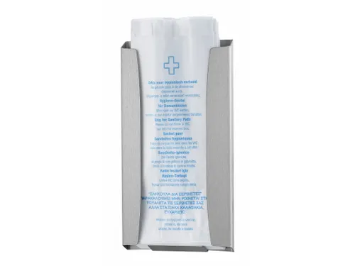 Hygiënezakjesdispenser RVS anti-fingerprint coating