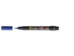 Brushverfstift Posca PCF350 Penseelpunt 1-10mm Donkerblauw