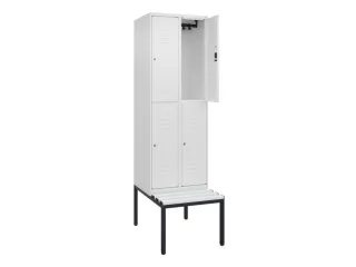 Dubbeldekse dekenkist,HxBxD 2120x600x815mm,2x2vak.,vak B 300mm - 2