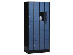 lockerkast 1950x900x480mm 4x5 vakken romp RAL7016 front RAL7016 sokkel