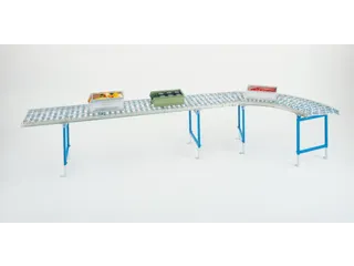 Bocht 90° Kunststof Wieltjesbaan B 400Mm Asafstand 125Mm - 2