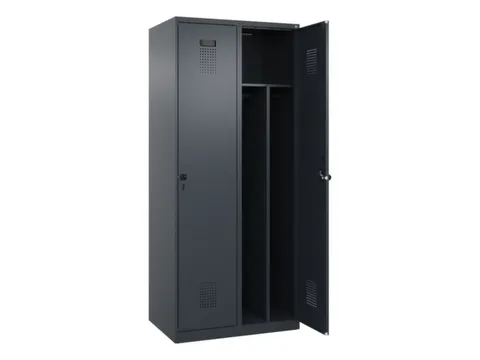 locker voor scheiding van kleding,HxBxD 1850x800x500mm,2vak