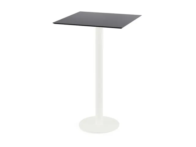 statafel,HxBxD 1090x700x700mm,rechthoekig,schotelvoet wit