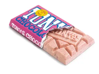Chocolade Tony's Chocolonely reep 180gr wit framboos knettersuiker - 5