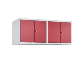 opzetkast,v. locker,4vak.,vak B 300mm,HxBxD 500x1200x500mm,vleugeldeur - 1